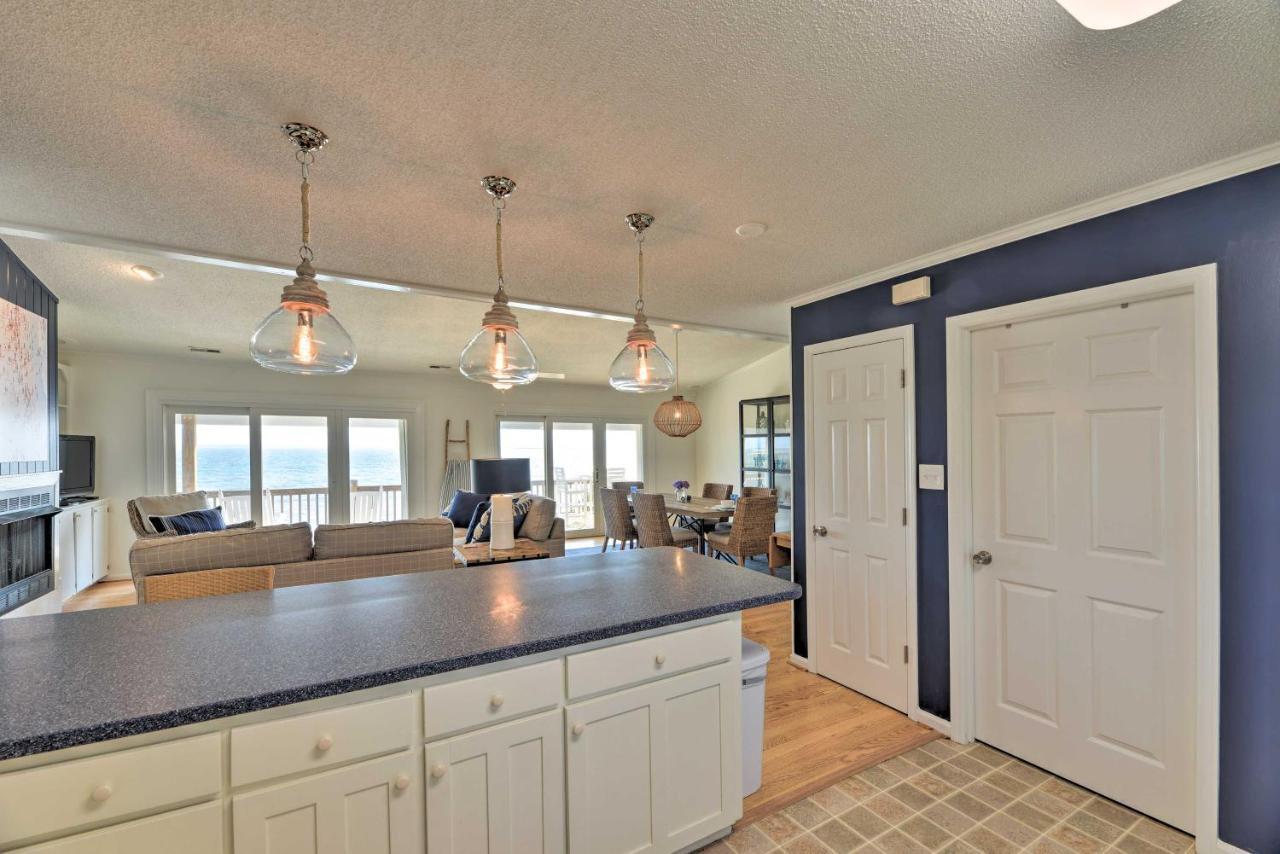 Waterfront Harkers Island Home Sunset View And Dock Exterior photo